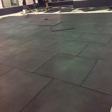 Load image into Gallery viewer, 100 x Commercial Rubber Gym Flooring Black with Blue fleck (Package Price)