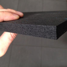 Load image into Gallery viewer, 100 x Commercial Rubber Gym Flooring Black with Blue fleck (Package Price)