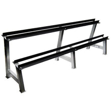 Load image into Gallery viewer, 10kg - 40kg (10 pair) Rubber Hex Dumbbell Set with 2 tier rack (Package Price)