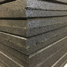 Load image into Gallery viewer, 100 x Commercial Rubber Gym Flooring Black with Blue fleck (Package Price)
