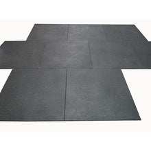 Load image into Gallery viewer, 100 x Commercial Rubber Gym Flooring Black with Blue fleck (Package Price)
