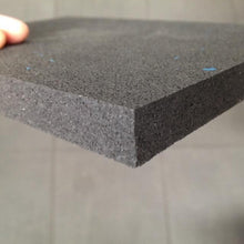 Load image into Gallery viewer, 12 x Commercial Rubber Gym Flooring Black with Blue fleck (Package) - DIY
