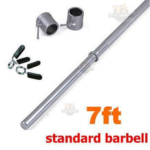 Load image into Gallery viewer, 213cm (7ft) Standard Barbell
