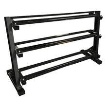 Load image into Gallery viewer, 2.5kg - 30kg (12 PAIR) Rubber Hex Dumbbell Set with 3 tier rack (Package Price)
